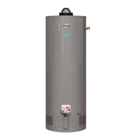 RICHMOND Gas Water Heater, Natural Gas, 50 gal Tank, 13 gpm, 40000 Btuhr BTU, 068 Energy Efficiency 12G50-40E2